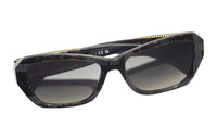 CHANEL Acetate Irregular Shape Sunglasses Men's Brown