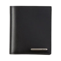 PRADA Leather Wallet Men's Black