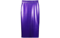 SAINT LAURENT Casual Long Skirts Women's Purple