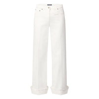 LOUIS VUITTON Monogram Accent Boot-Cut Jeans