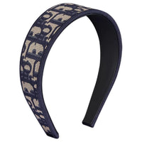 DIOR Polyester Headbands Women's Navy