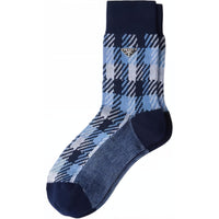 PRADA SS24 Mid Calf Socks Women's 1 Pack Marine Blue