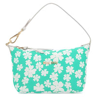 MIU MIU SpiritSpirit Fabric Handbag Shoulder Bag Women's Green