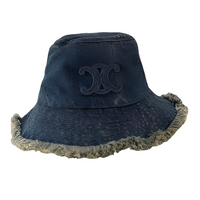 CELINE Cotton Bucket Hats Women's Blue