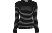 SAINT LAURENT FW21 Slim Fit Sweater Women's Black