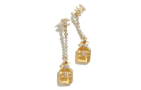 CHANEL Earrings Women's Orange