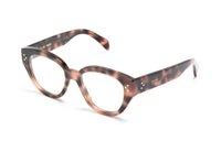 CELINE Acetate Irregular Shape Eyeglass Frames Women's Tortoiseshell