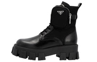 PRADA Monolith Ankle Boots Women's Black