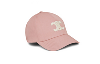 CELINE Triomphe Baseball Cap In Washed Cotton