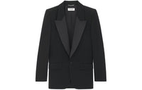 SAINT LAURENT Single-Breasted Tuxedo Jacket