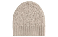 HERMES Beanies Unisex Beige