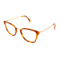 CELINE Metal Square Eyeglass Frames Women's Tortoiseshell