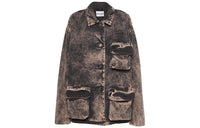 MIU MIU Denim Jackets Women's Black