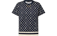 LOUIS VUITTON Stripe Accent Monogram T-Shirt