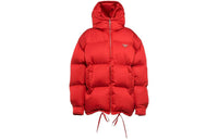 PRADA Logo Puffer Coat 'Red'