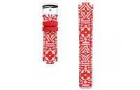LOUIS VUITTON Canvas Leather Watch Refurbishing Unisex Red R17861
