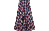 CELINE FW22 Casual Long Skirt Women's Maroon