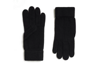 HERMES - Knit Gloves Men's Black