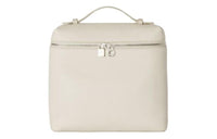 Loro Piana ExtraPocket Leather Tofu Bag Backpack Backpack Women's Light Lime Bright Color