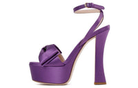 MIU MIU One Strap Sandals Women's Purple