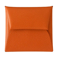 HERMES Bastia Epsom Calfskin Coin Purses Wallets Women's 93 Orange Hermes Orange Combo