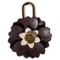 MIU MIU Calfskin Bag Accessory Women's Heather & White