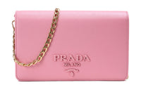 PRADA Cow Leather Shoulder Bag, Crossbody Bag Regular Women's Pink
