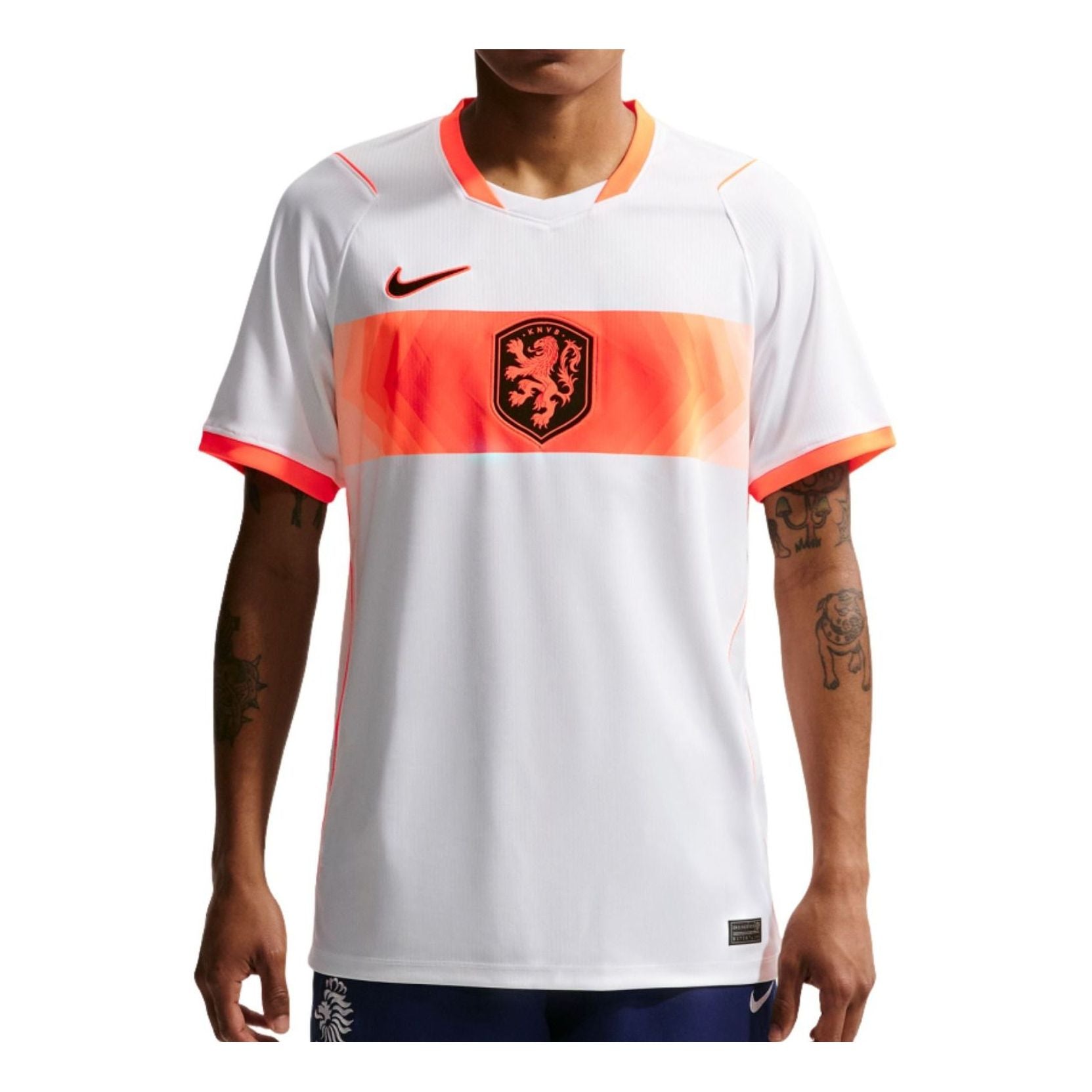 Nike Netherlands 2026 Stadium Away Dri-FIT Replica Jersey 'White Hyper Crimson' IB5391-100