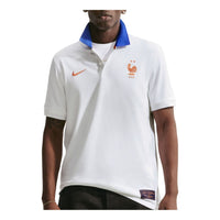 Nike FFF 2026 27 Polo Shirt 'White Game Royal Metallic Copper' IQ6429-100