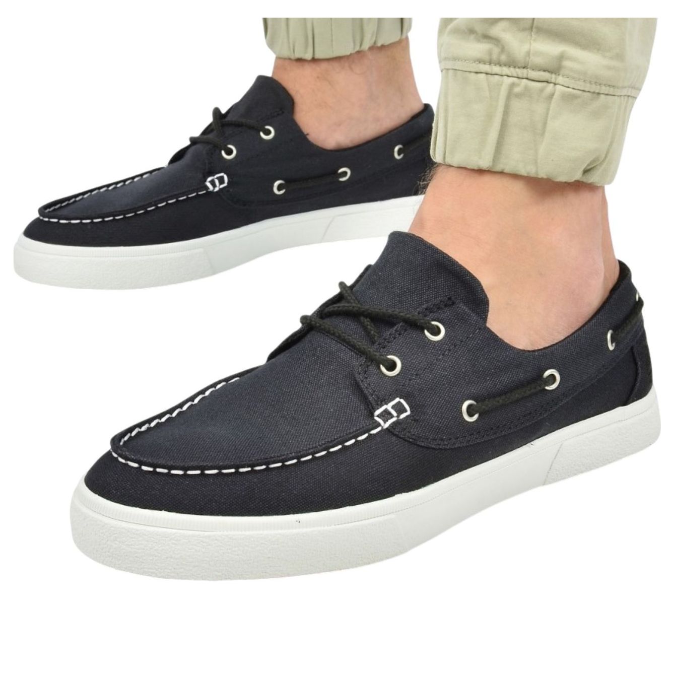 Timberland Classic Two-Eye Boat 'Black' TB0A42PH015