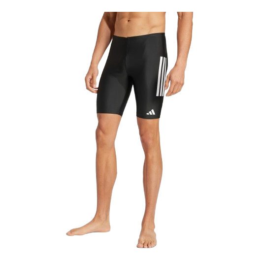 adidas 3-Stripes Swim Jammers 8-Inch 'Black' JN6537