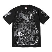 Supreme Downtown T-Shirt 'Black White' SUP-FW23-017