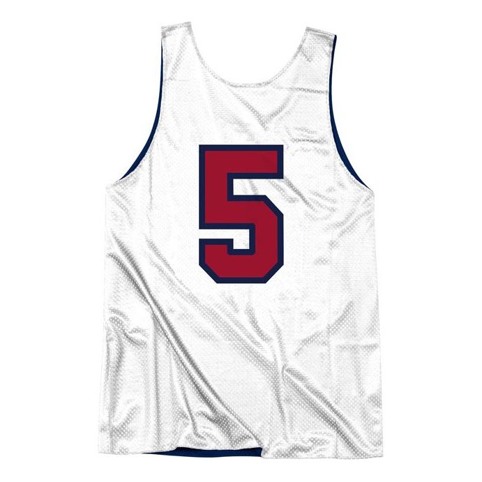 Mitchell & Ness x NBA Reversible Practice Team USA 1992 Jerseys 'David Robinson 5' ARPJGS18439-USANAVY92DRB