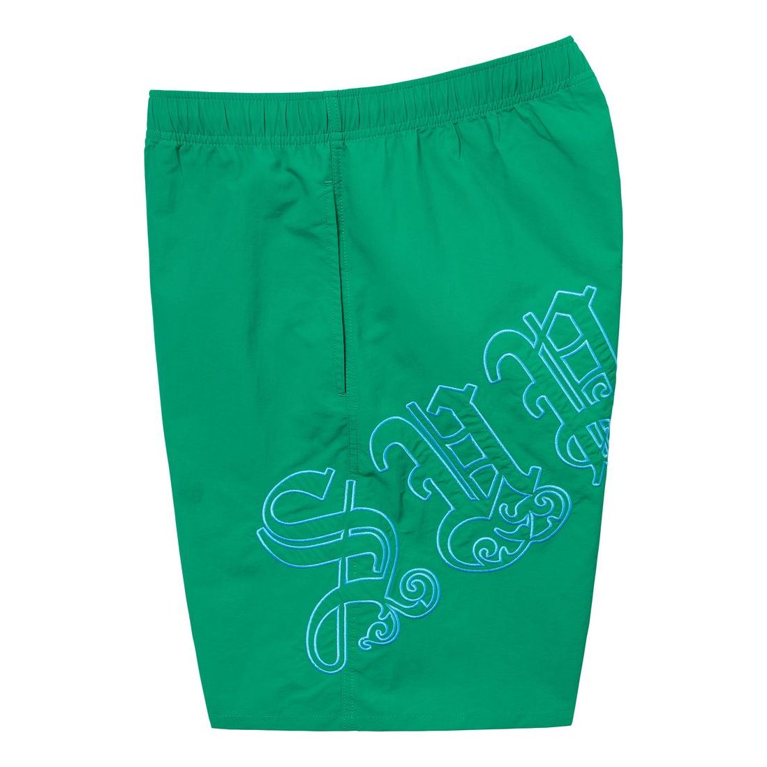 Supreme Old English Nylon Shorts 'Green Blue' SUP-SS23-241