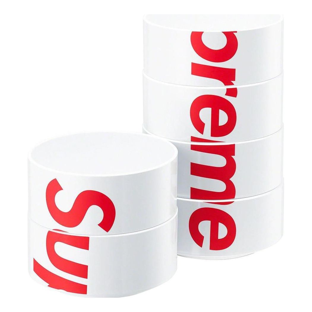 Supreme x Heller Bowls Set Of 6 'Red White' SUP-SS23-23