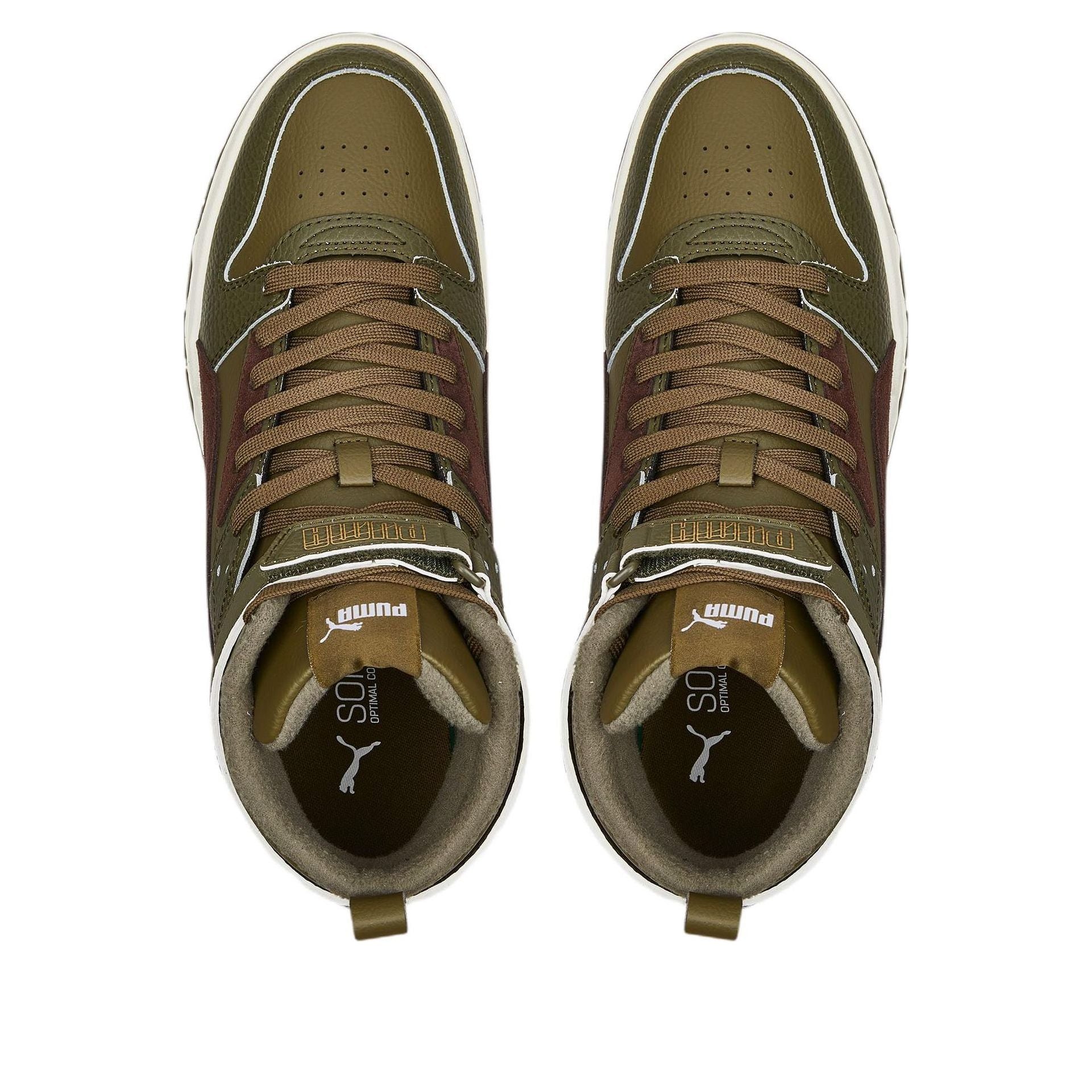 PUMA RBD Game High 'Olive Green Burgundy' 387604-01