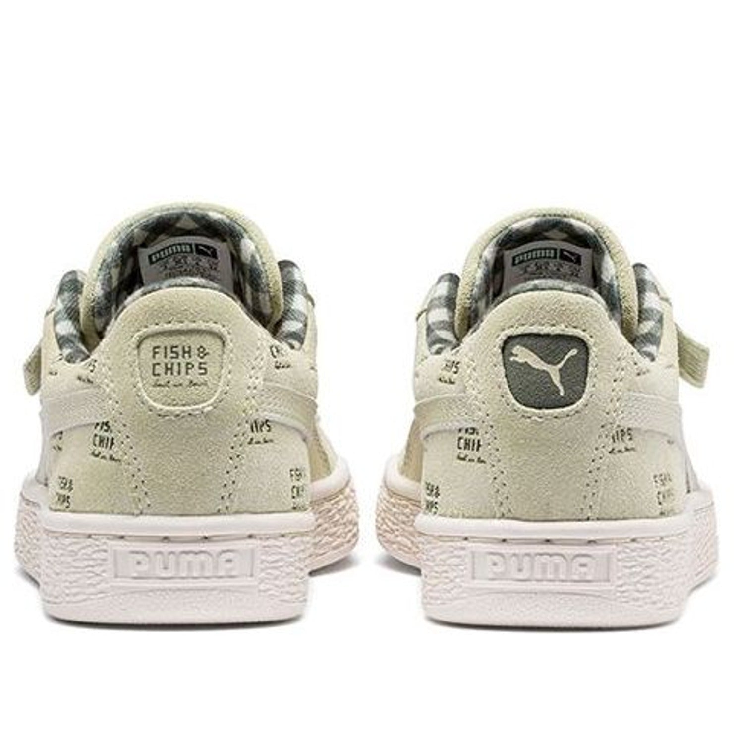 (GS) PUMA Suede Ldn x Tc 'Olive Green White' 367893-02