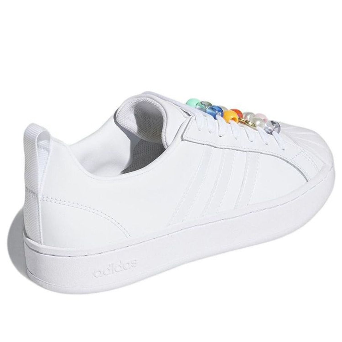 (WMNS) adidas Streetcheck Cloudfoam Court Low 'White Multi-Color' GZ4057