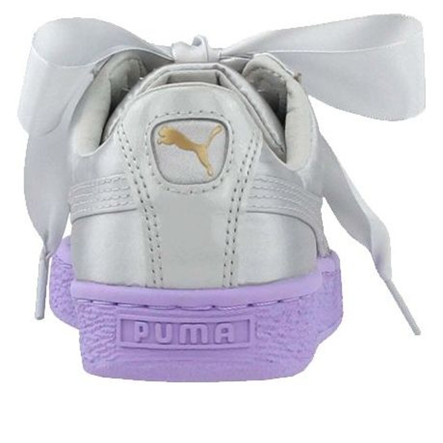 (GS) PUMA Basket Heart Tween 'Silver Purple' 365141-02