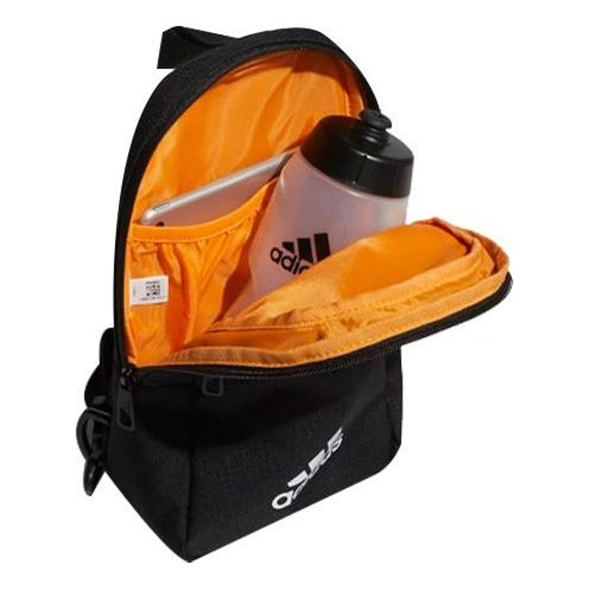 adidas Classic Essential Sling Bag 'Black Orange' HE2670