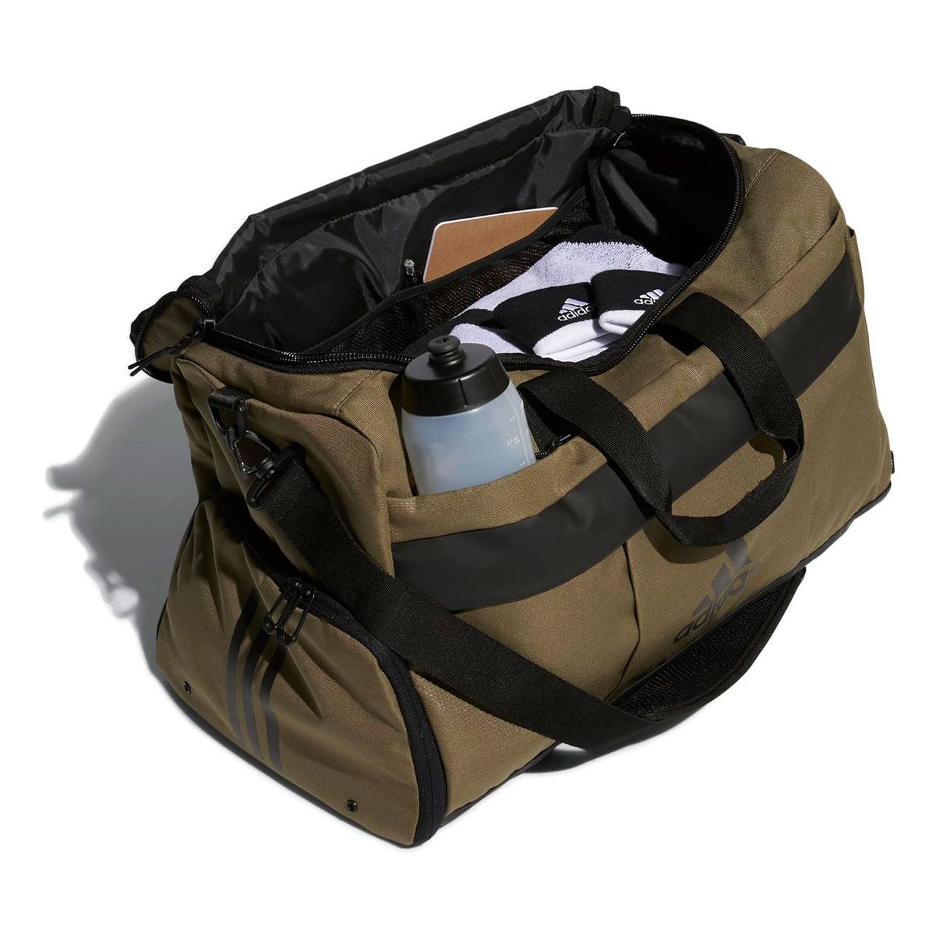 adidas Duffel Bag 'Green Black' HS4452