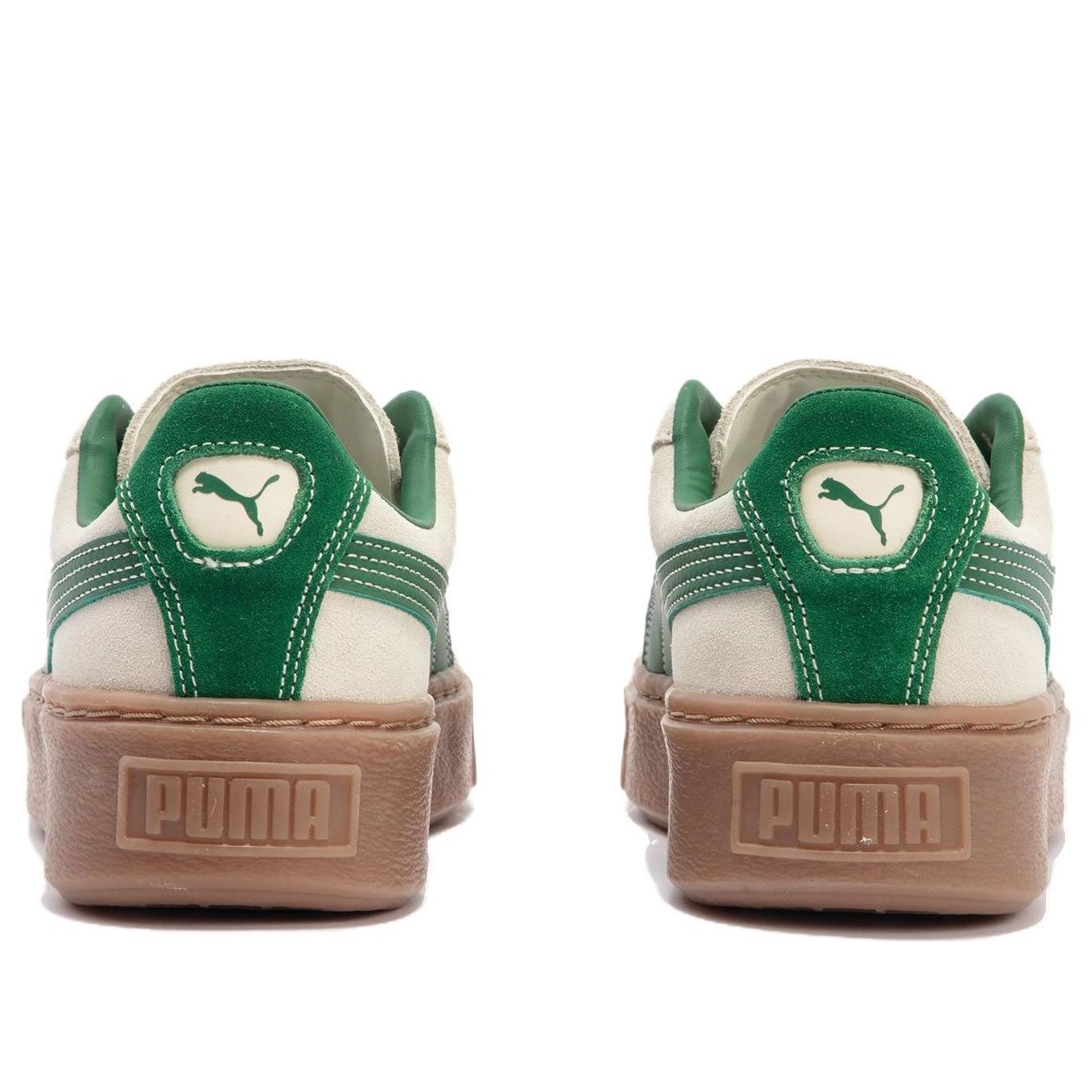 (WMNS) PUMA Suede Platform Core 'Beige Green' 363559-13