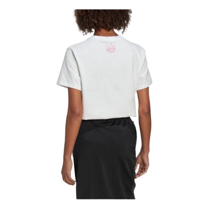 (WMNS) adidas Always Original Graphic T-Shirt Asia Sizing 'White' HK5072