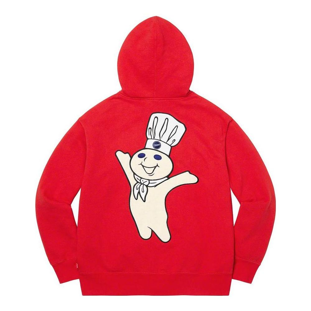 Supreme Doughboy Zip Up Hooded Sweatshirt 'Red White' SUP-FW22-720