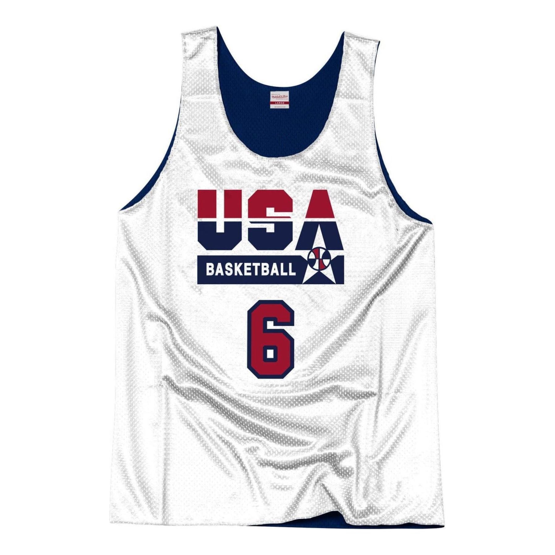 Mitchell & Ness x NBA Reversible Practice Team USA 1992 Jerseys 'Patrick Ewing 6' ARPJGS18433-USANAVY92PEW
