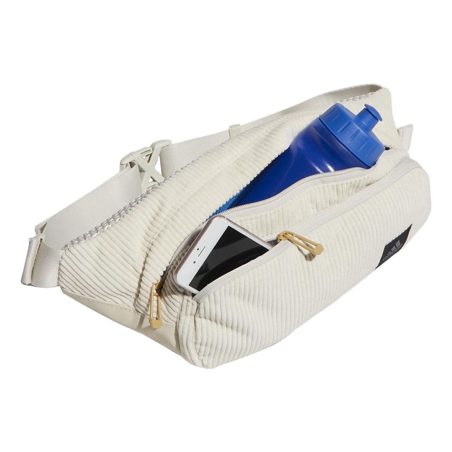 adidas Must Have Corduroy Waist Bag 'White' HI3567