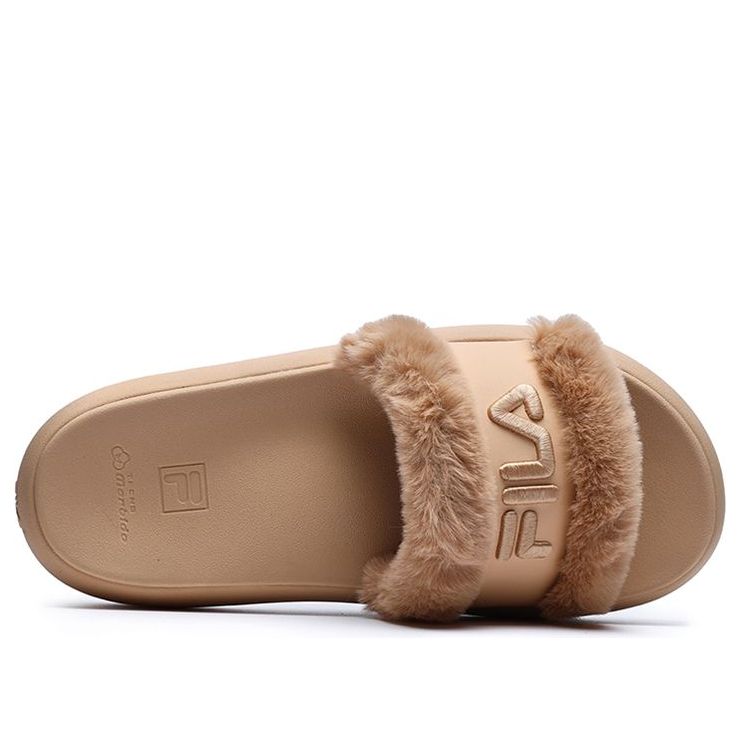 (WMNS) FILA Donut Furry 'Tan' F12W221507FDM