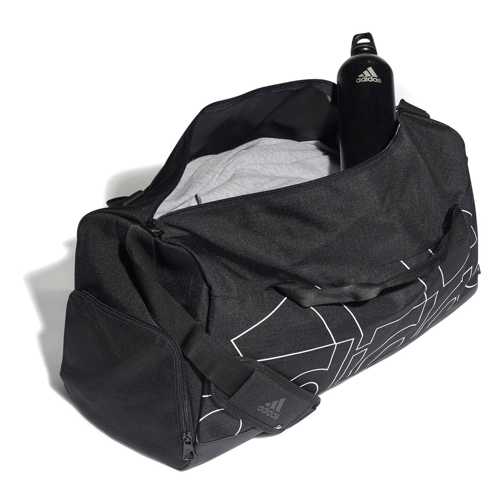 adidas Badge of Sport Duffel Bag Medium 'Black White' HC7229