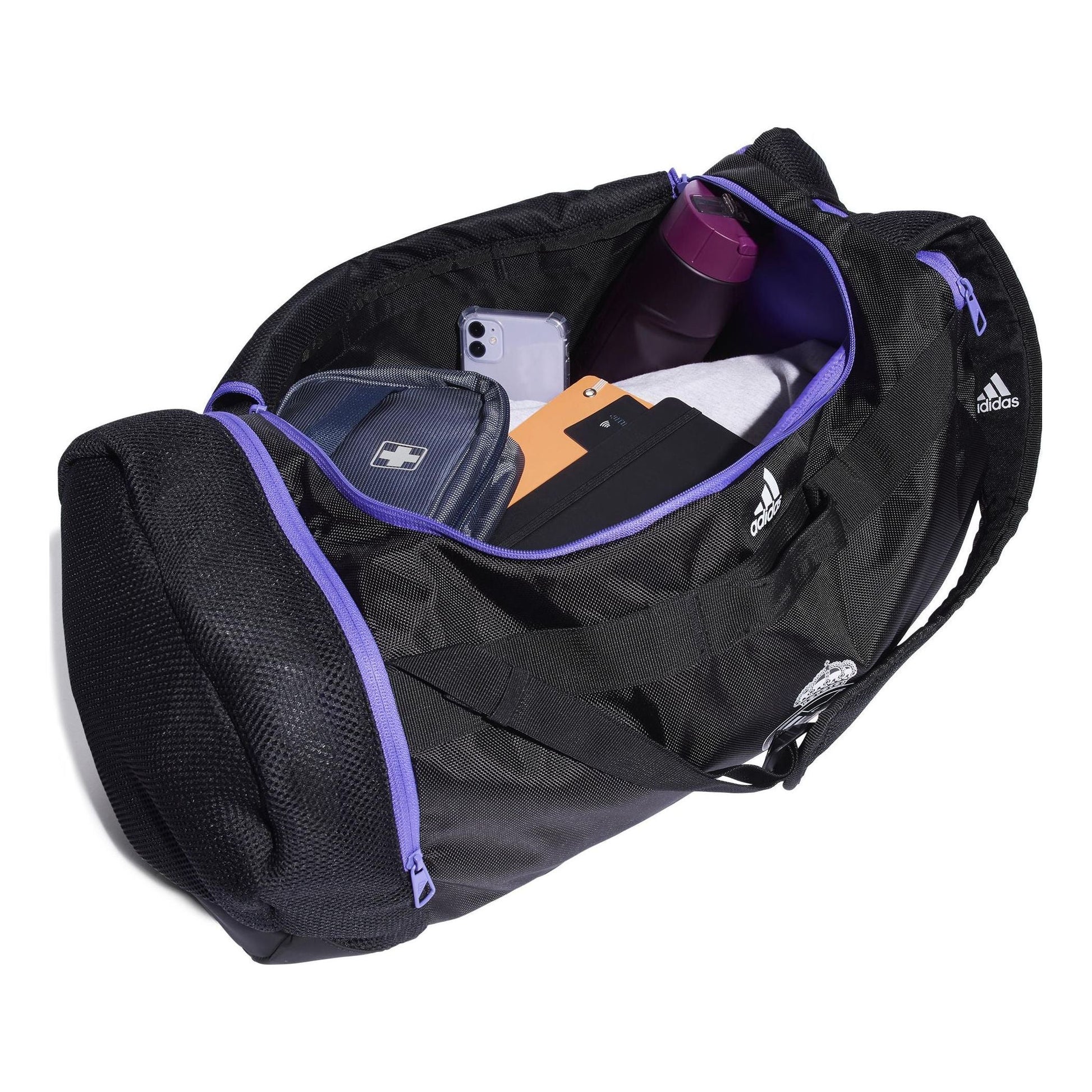 adidas Real Madrid Duffle Bag Medium 'Black' H59676