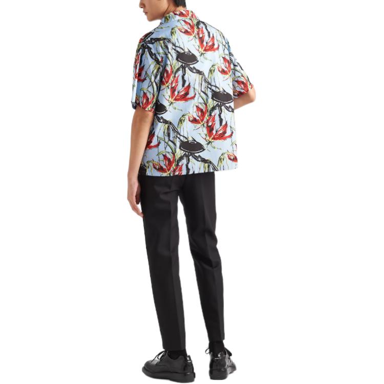 PRADA Allover Graphic Printed Shirt